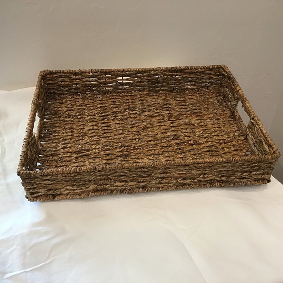 🌿 Natural Woven Basket Tray Set – Celebrating Home Brand 🌿 - Picture 4 of 6